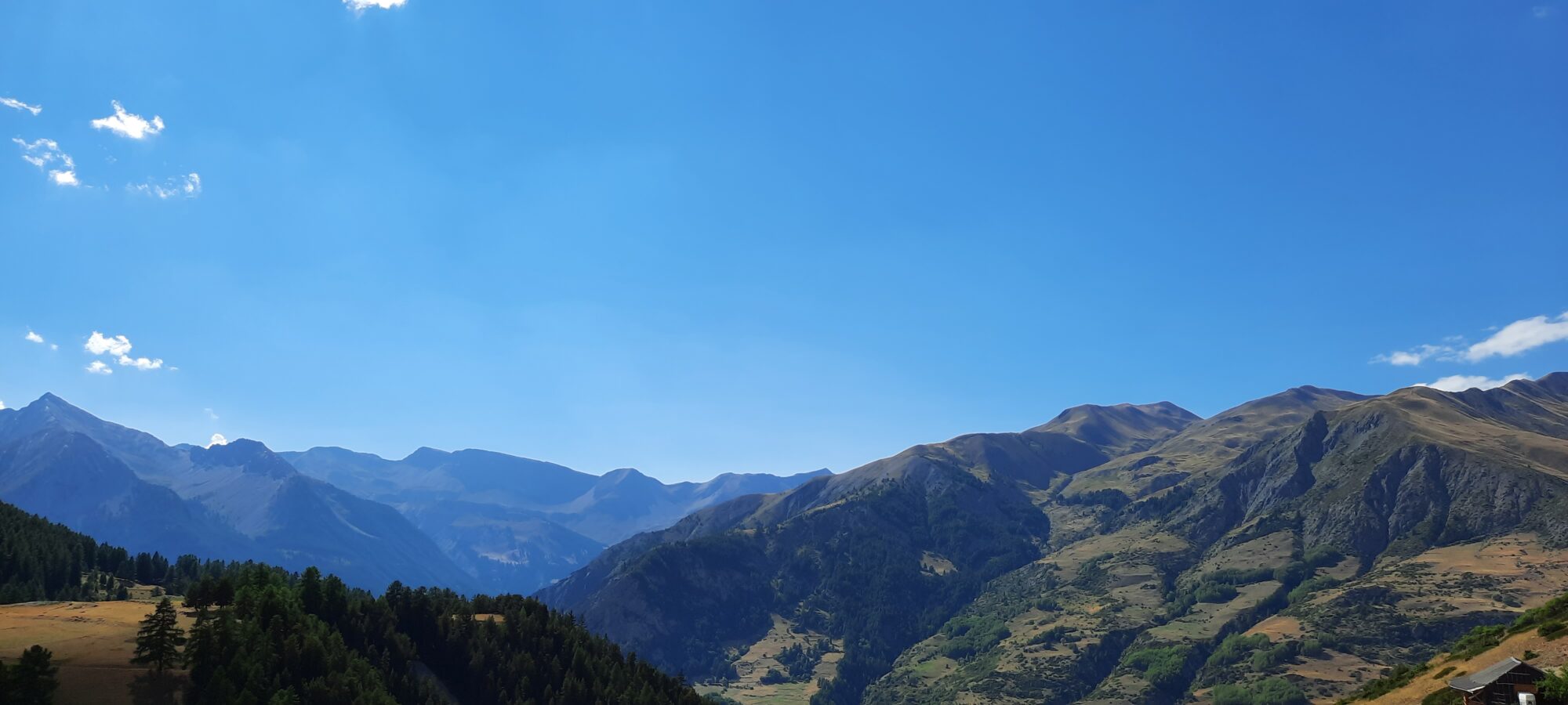 Vue depuis le hameau de Fouillouse