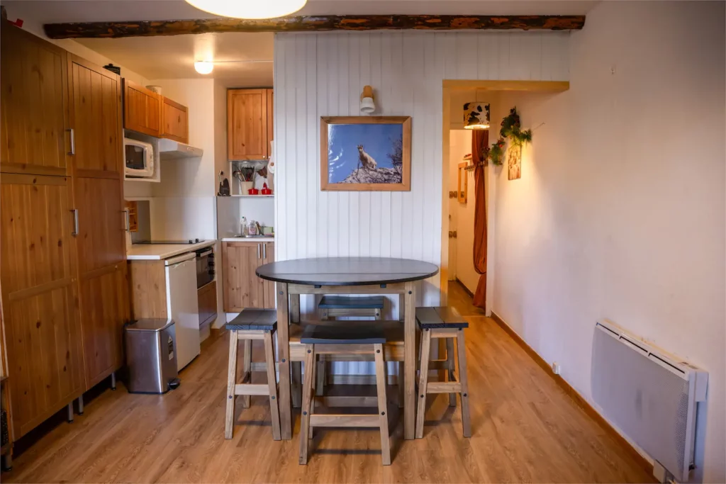 Table à manger en hauteur et modulable